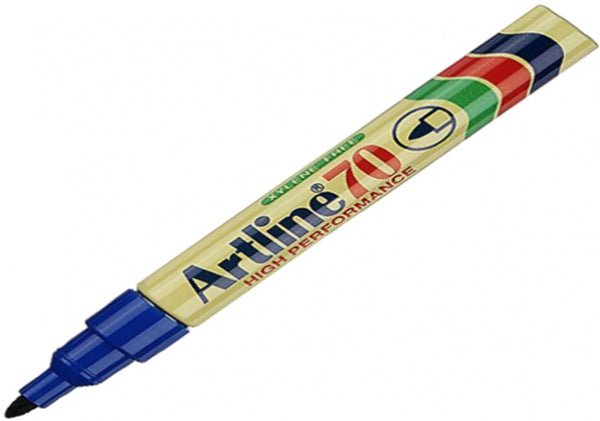 ARTLINE PERMANENT MARKER BLUE BULLET TIP