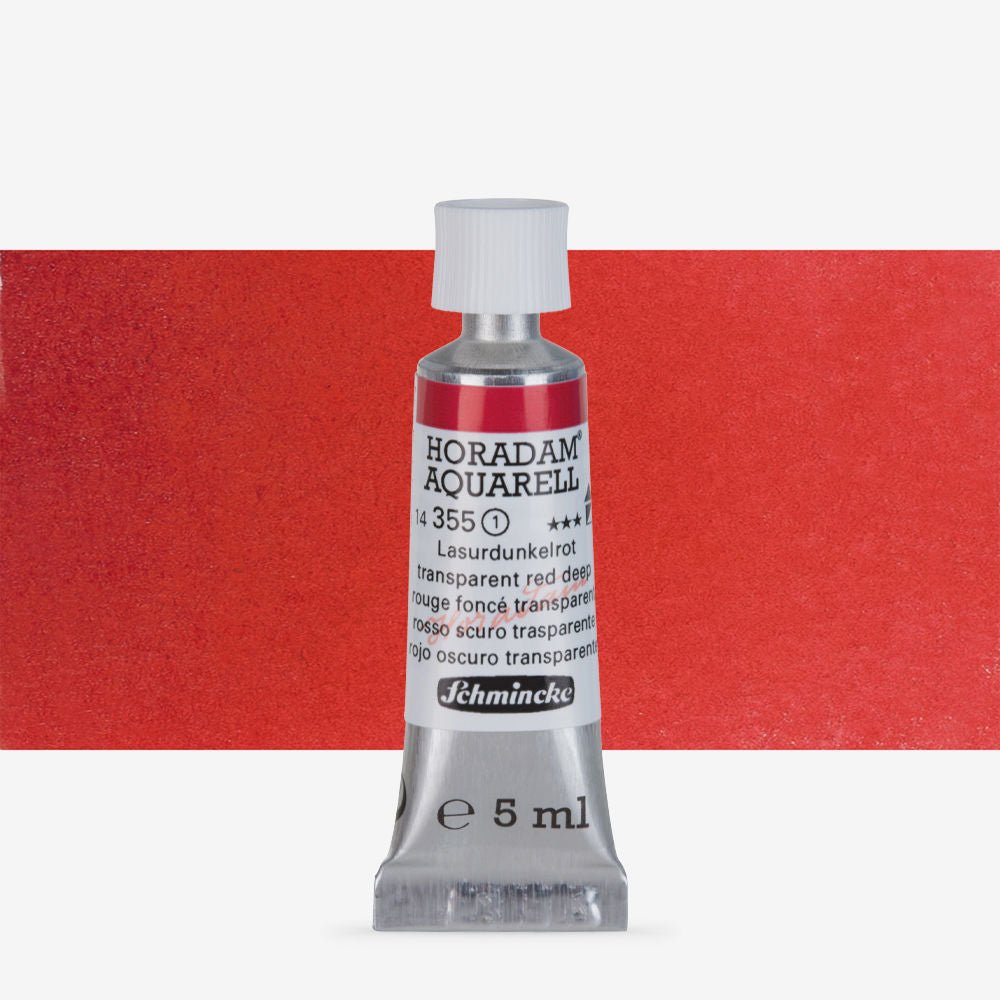 SCHMINCKE HORADAM AQUARELL 5 ML SR 1 TRANSPARENT RED DEEP (355)