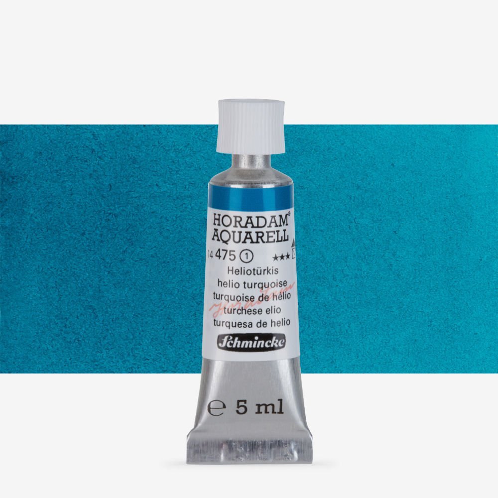 SCHMINCKE HORADAM AQUARELL 5 ML SR 1 HELIO TURQUOISE (475)