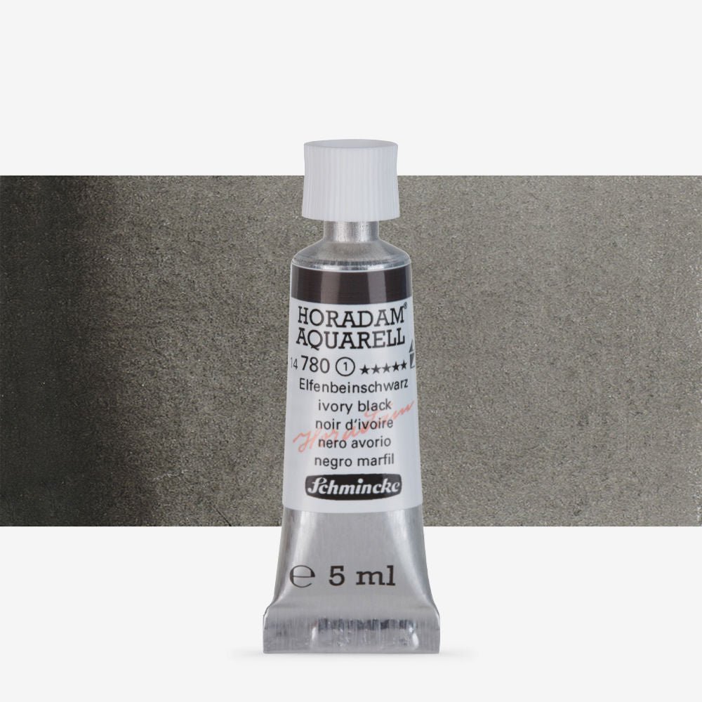 SCHMINCKE HORADAM AQUARELL 5 ML SR 1 IVORY BLACK (780)