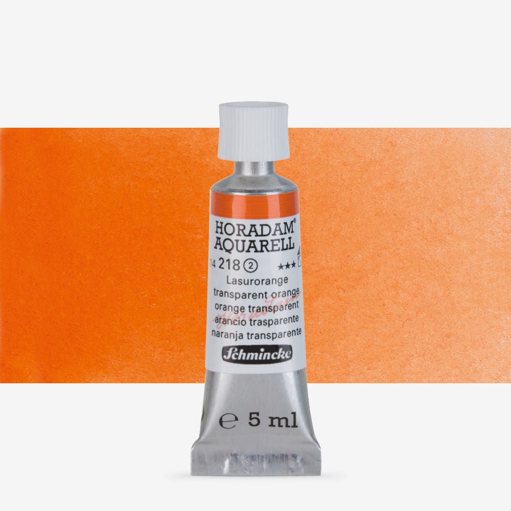 SCHMINCKE HORADAM AQUARELL 5 ML SR 2 TRANSPARENT ORANGE (218)