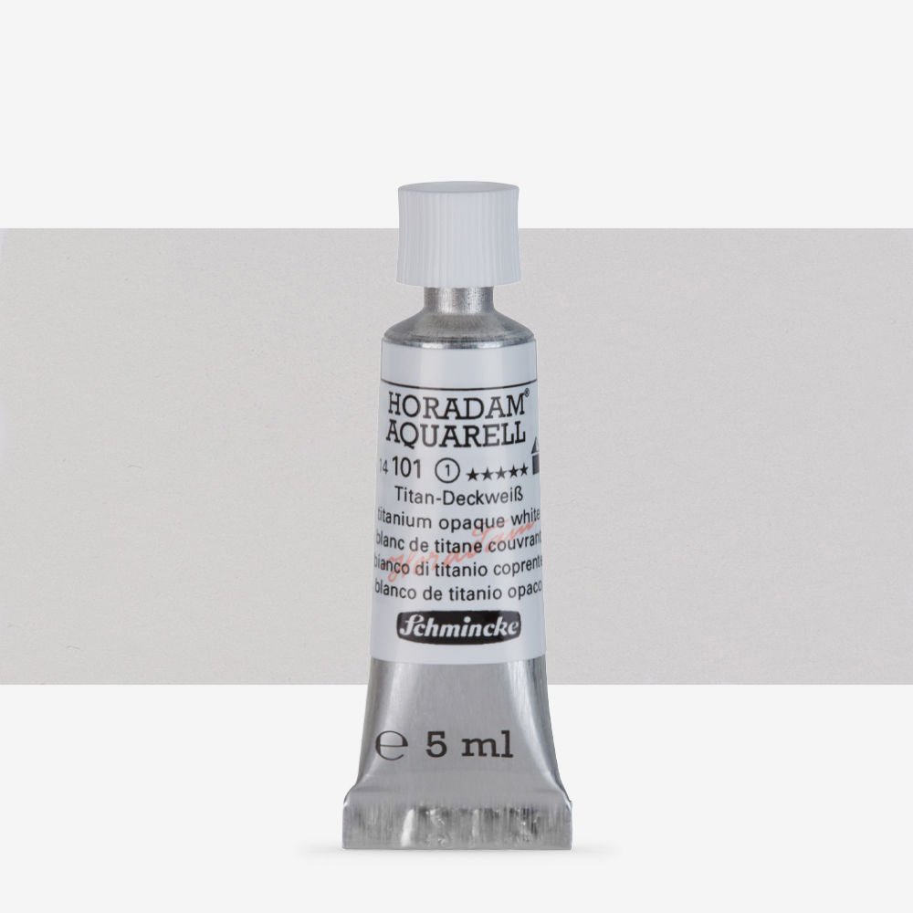 SCHMINCKE HORADAM AQUARELL 5 ML SR 1 TITANIUM OPAQUE WHITE (101)
