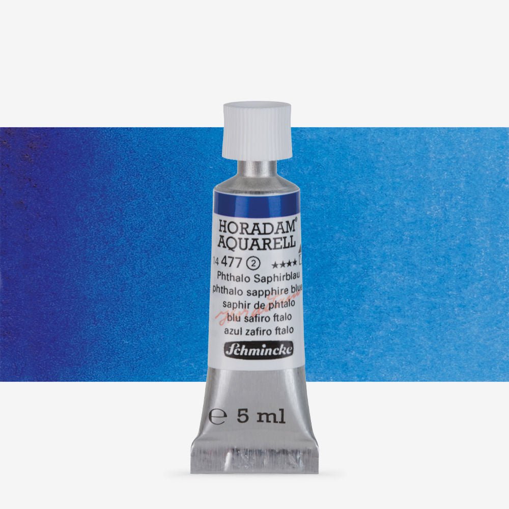 SCHMINCKE HORADAM AQUARELL 5 ML SR 2 PHTHALO SAPPHIRE BLUE (477)