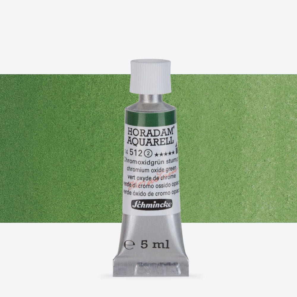 SCHMINCKE HORADAM AQUARELL 5 ML SR 2 CHROMIUM OXIDE GREEN (512)