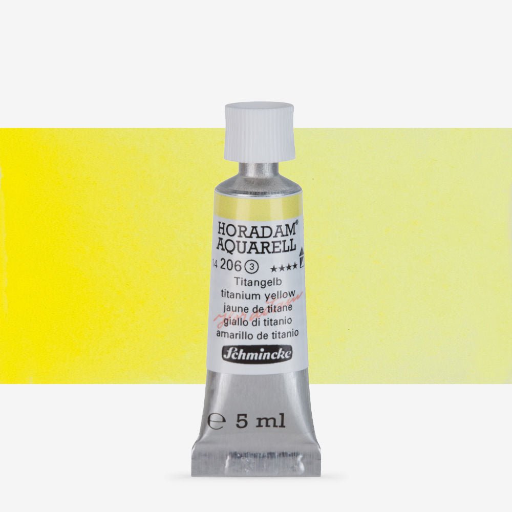 SCHMINCKE HORADAM AQUARELL 5 ML SR 3 TITANIUM YELLOW (206)