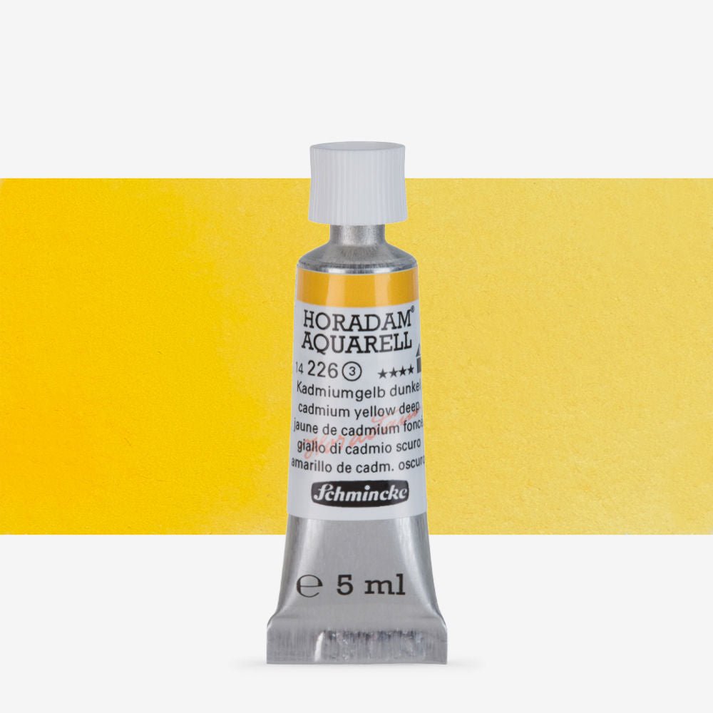 SCHMINCKE HORADAM AQUARELL 5 ML SR 3 CADMIUM YELLOW DEEP (226)