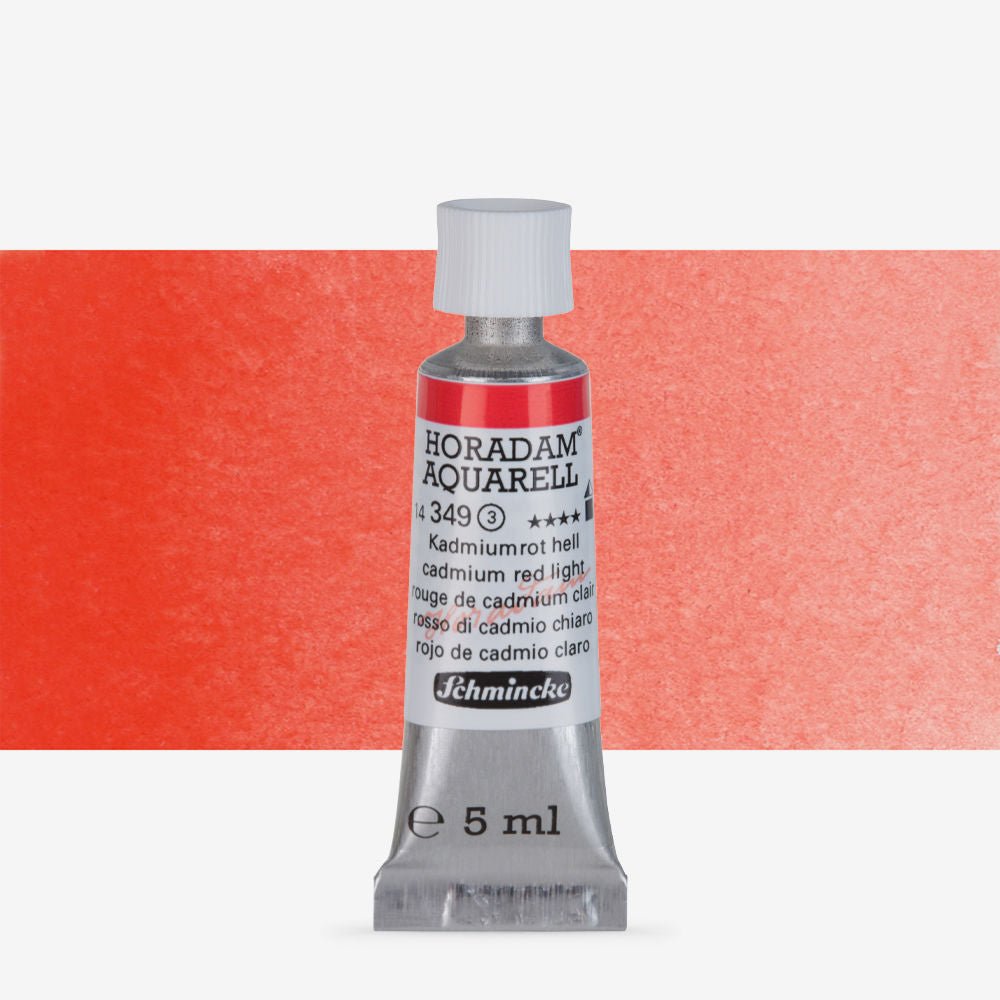 SCHMINCKE HORADAM AQUARELL 5 ML SR 3 CADMIUM RED LIGHT (349)