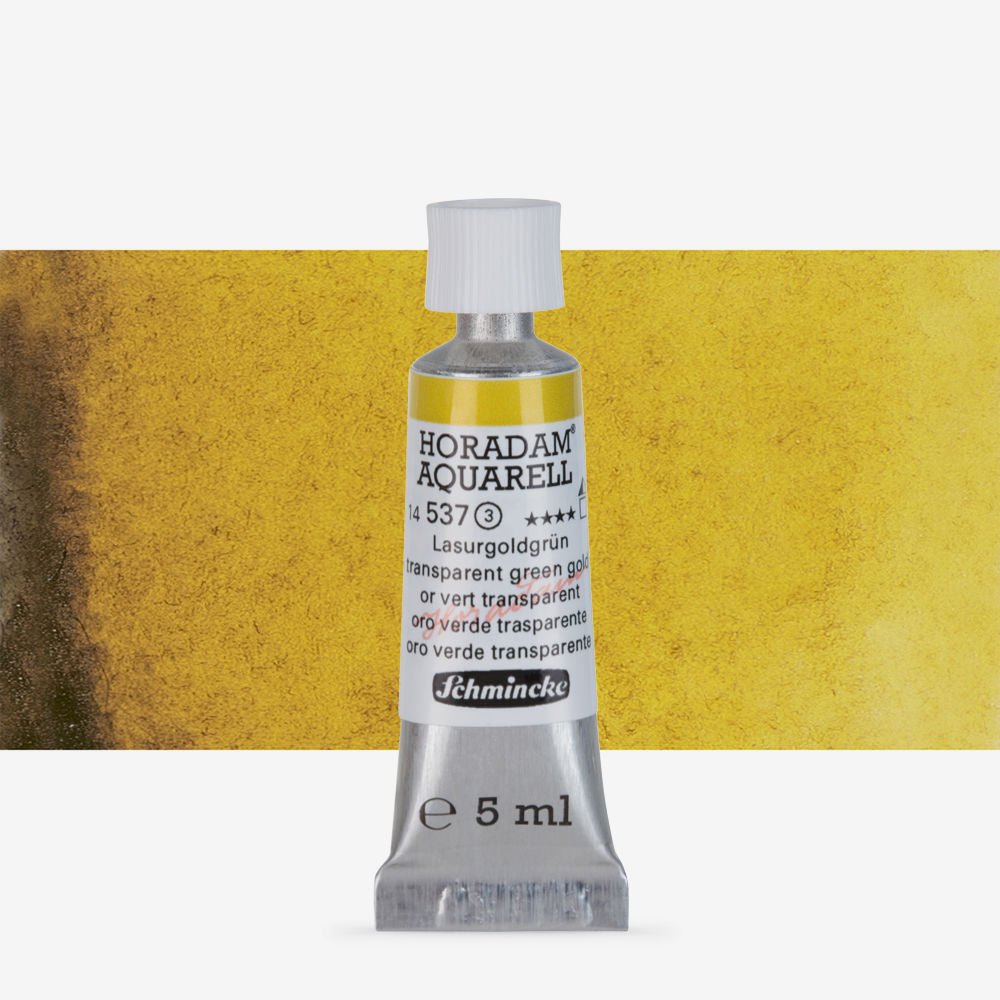 SCHMINCKE HORADAM AQUARELL 5 ML SR 3 TRANSPARENT GREEN GOLD (537)