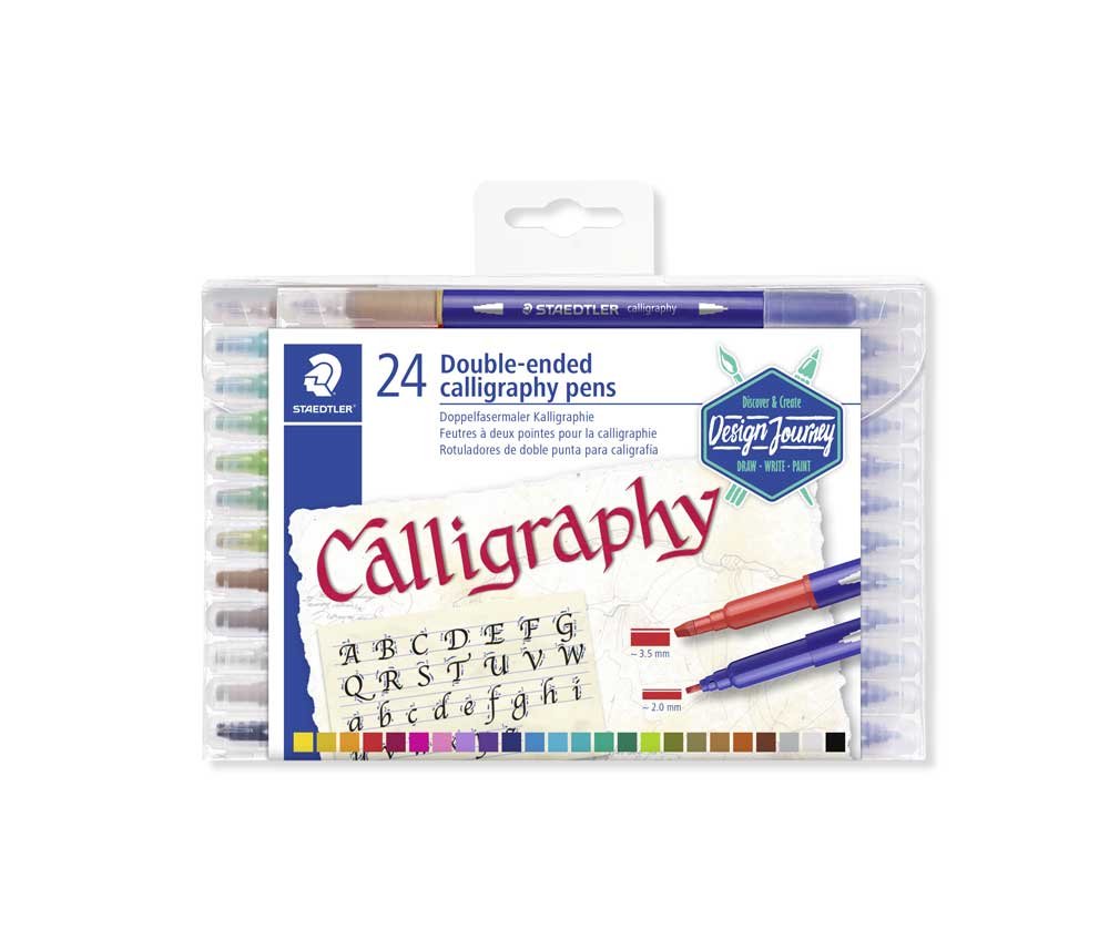 STAEDTLER CALLIGRAPHY DUAL MARKER TB24 SET OF 24 (3005 TB24)