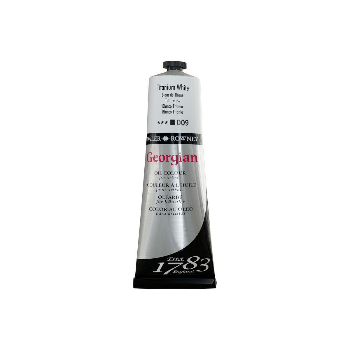 DALER & ROWNEY GEORGIAN OIL COLOUR 225 ML TITANIUM WHITE (111225009)