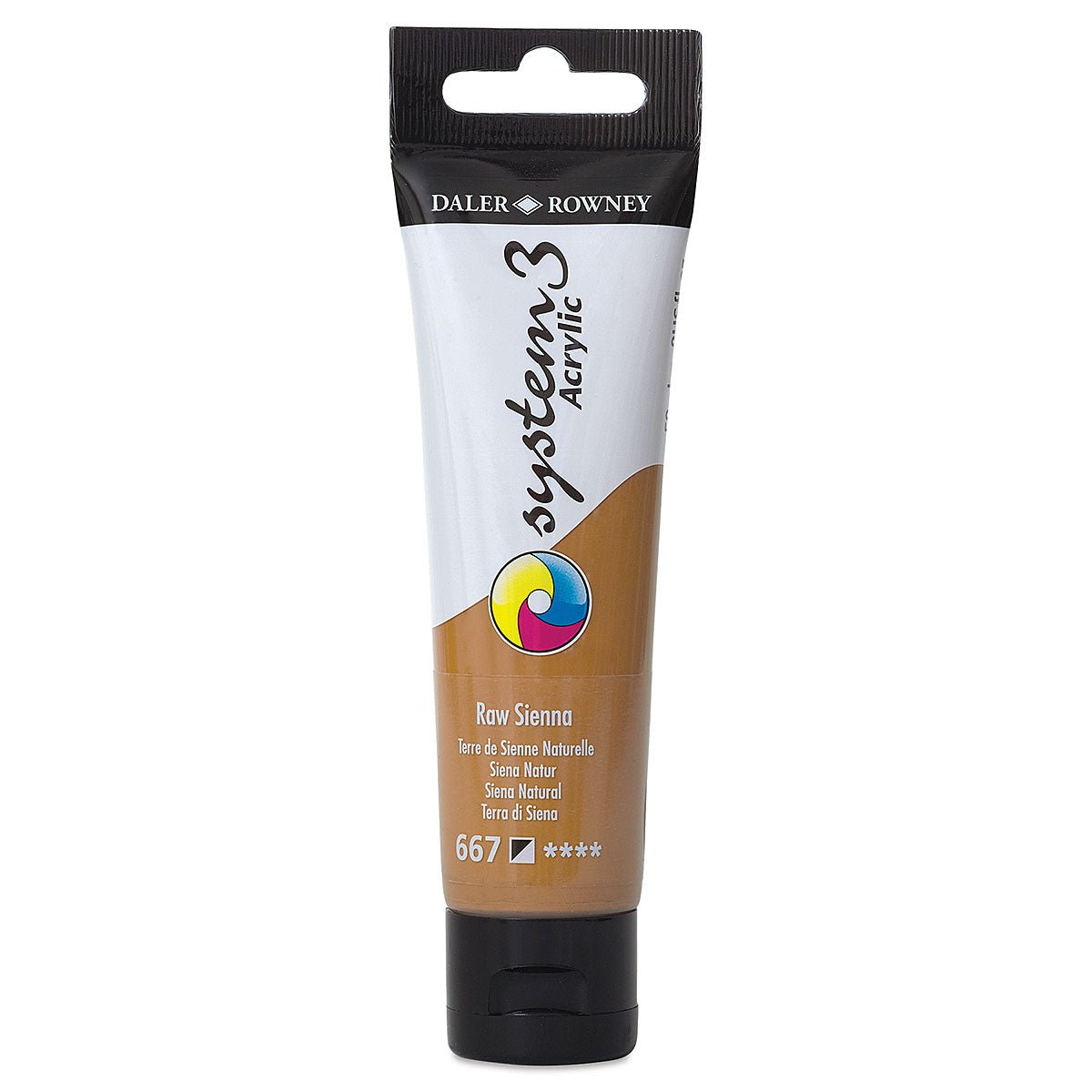 DALER & ROWNEY SYSTEM 3 ACRYLIC 59 ML RAW SIENNA 059667