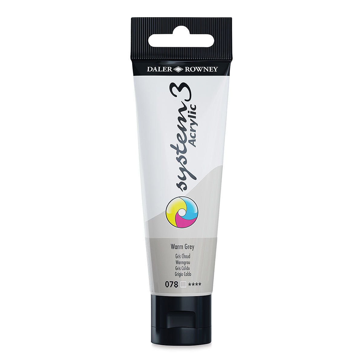 DALER & ROWNEY SYSTEM 3 ACRYLIC 59 ML WARM GREY 059078