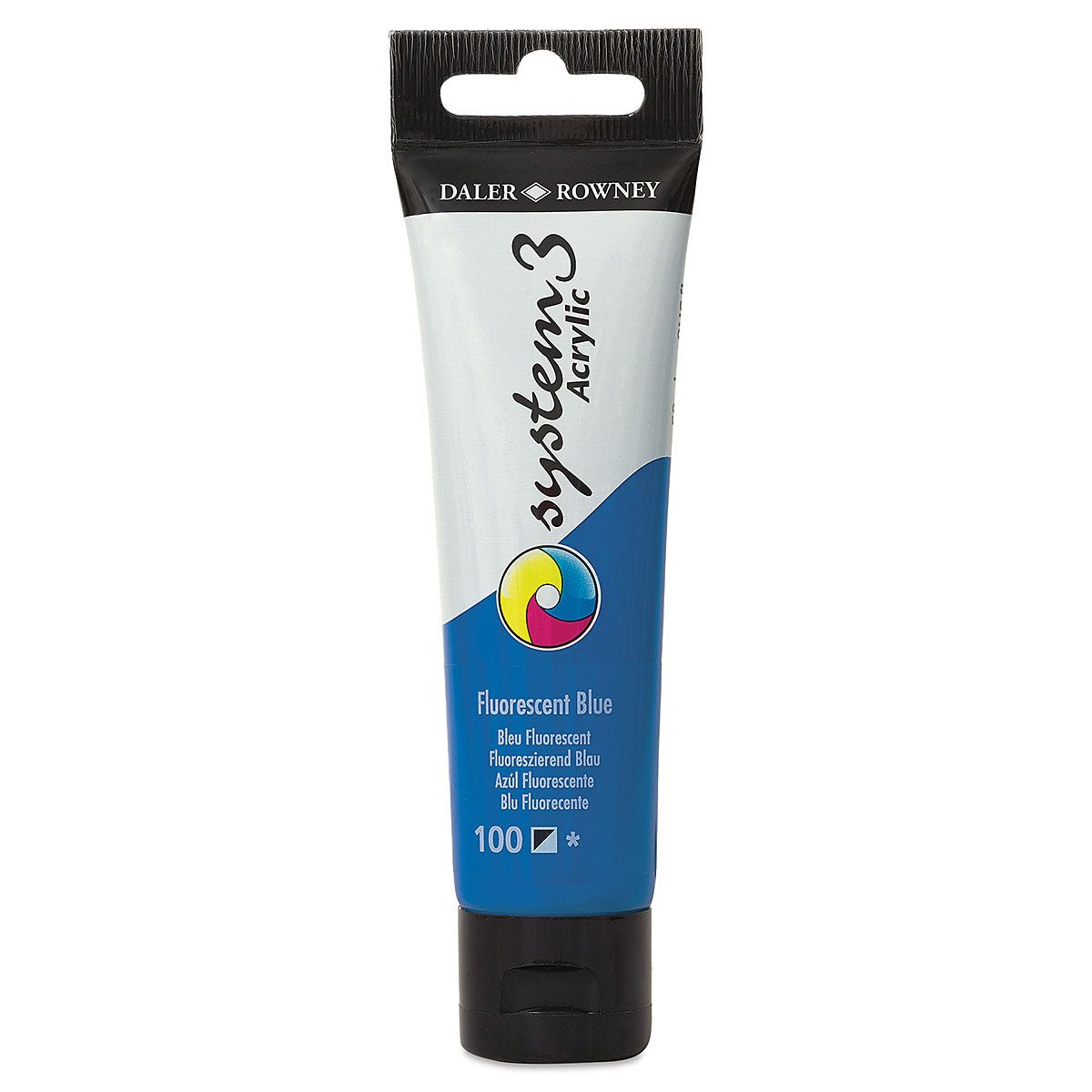 DALER & ROWNEY SYSTEM 3 ACRYLIC 59 ML FLUORESCENT BLUE 059100