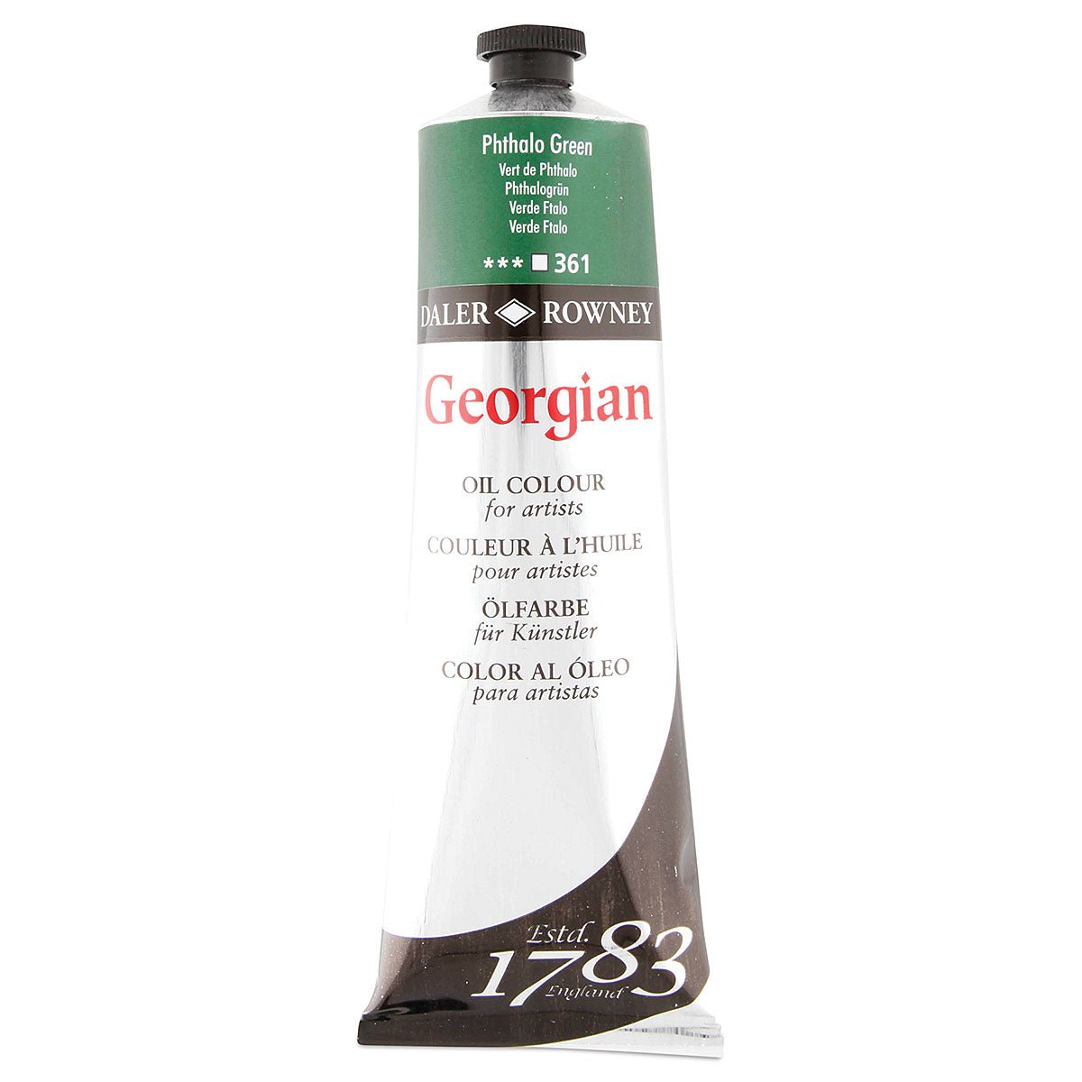 DALER & ROWNEY GEORGIAN OIL COLOUR 225 ML PHTHALO GREEN (111225361)