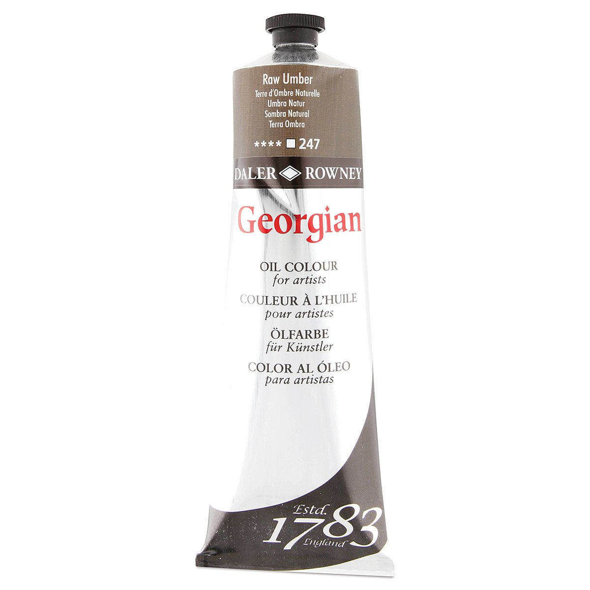 DALER & ROWNEY GEORGIAN OIL COLOUR 225 ML RAW UMBER (111225247)