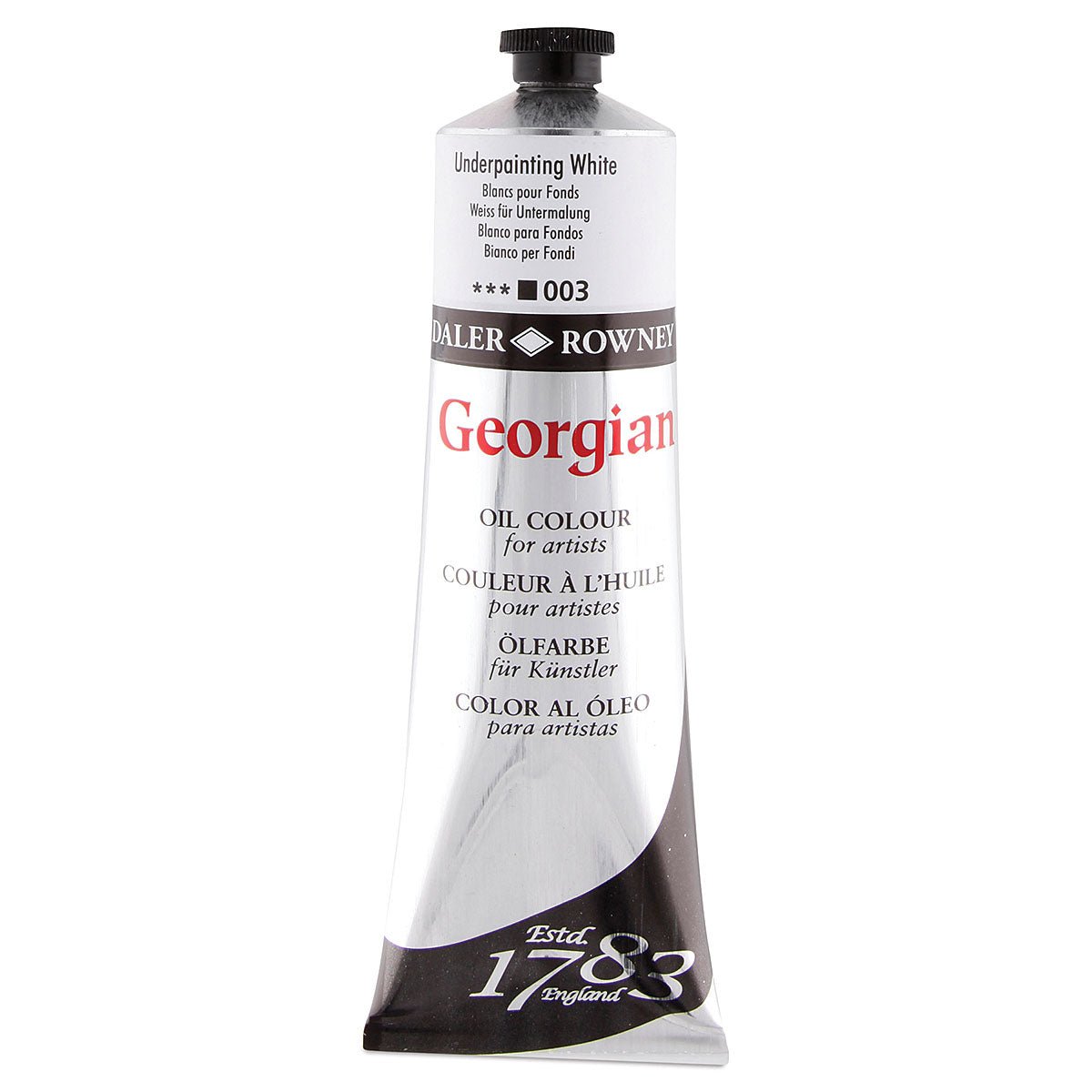 DALER & ROWNEY GEORGIAN OIL COLOUR 225 ML UNDERPAINTING WHITE (111225003)