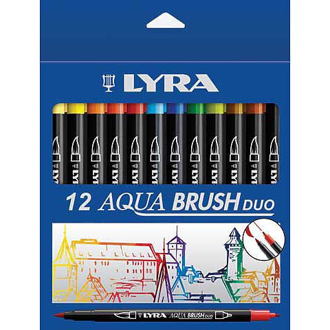 LYRA AQUA DUAL BRUSH PEN SET OF 12 (6521120)