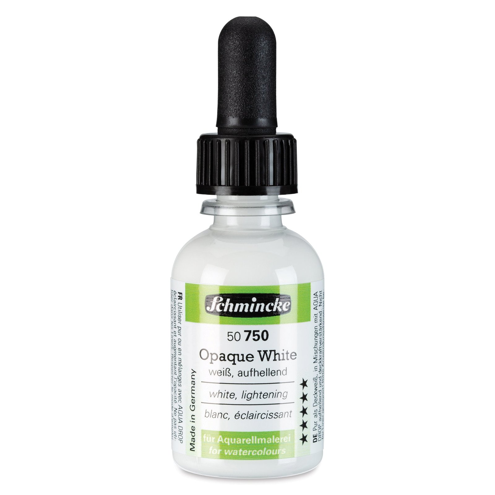 SCHMINCKE AQUA DROP MEDIUM OPAQUE WHITE 30 ML (50750034)