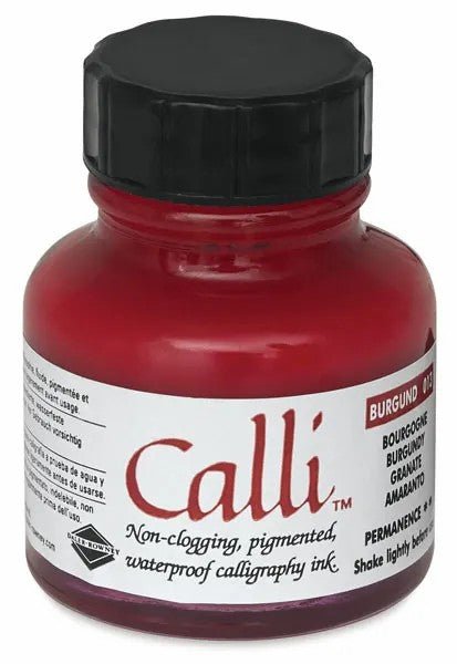 DALER & ROWNEY CALLIGRAPHY INK 29.5 ML BURGUNDY