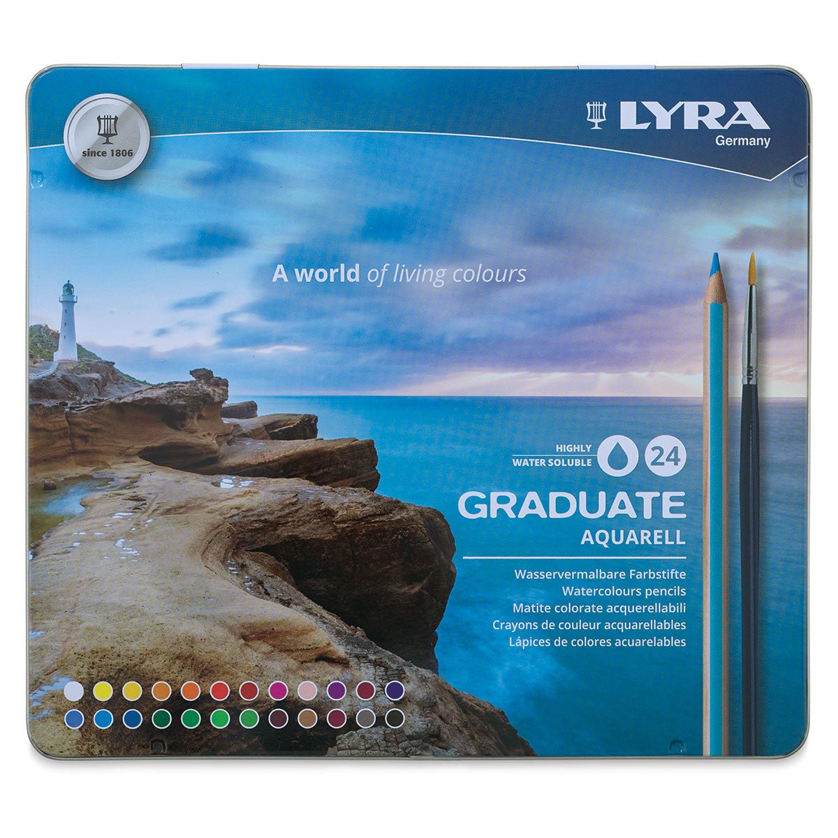 LYRA GRADUATE AQUARELL PENCIL SET OF 24 (L2881240)