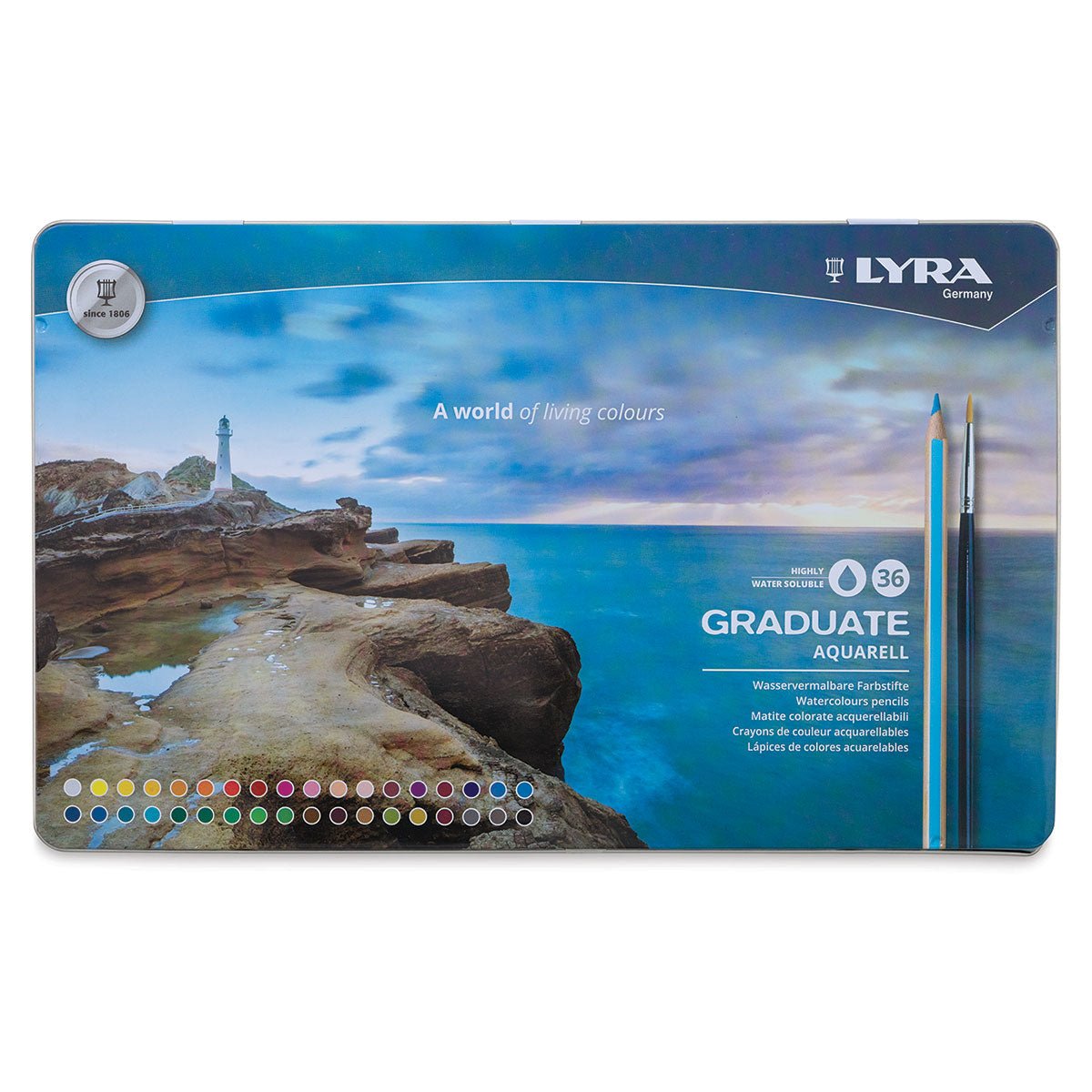 LYRA GRADUATE AQUARELL PENCIL SET OF 36 (L2881360)