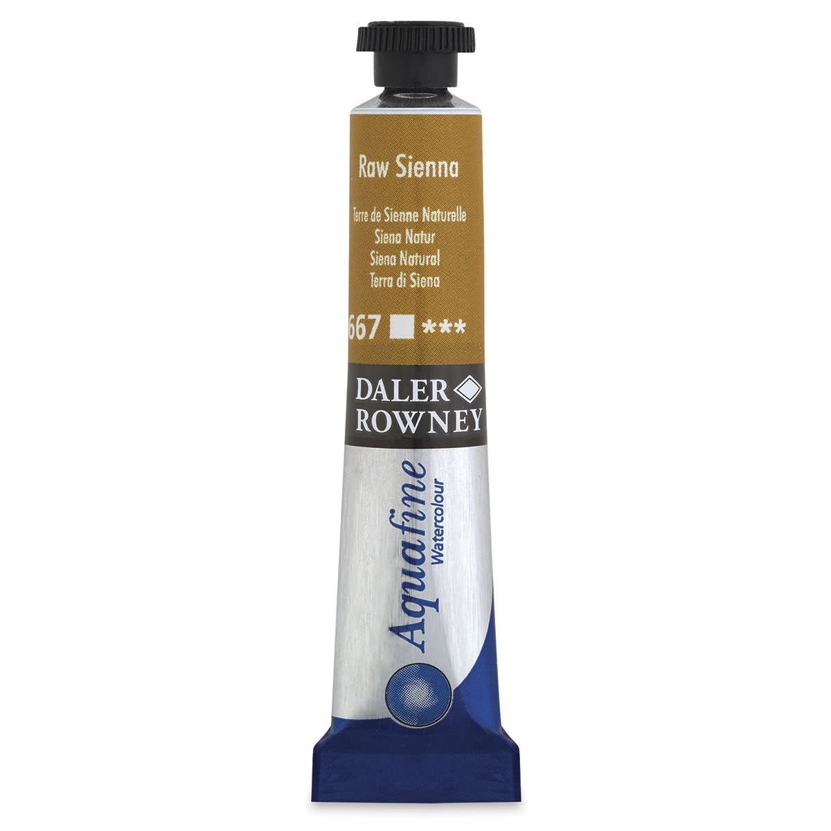 DALER & ROWNEY AQUAFINE WATER COLOUR TUBE 8 ML RAW SIENNA (131008667)