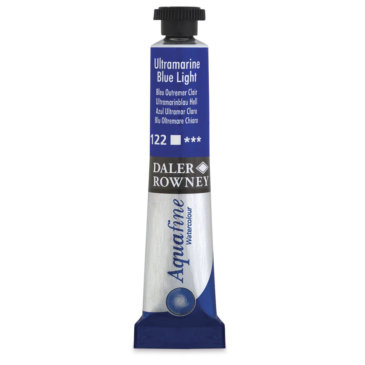 DALER & ROWNEY AQUAFINE WATER COLOUR TUBE 8 ML ULTRAMARINE BLUE LIGHT (131008122)