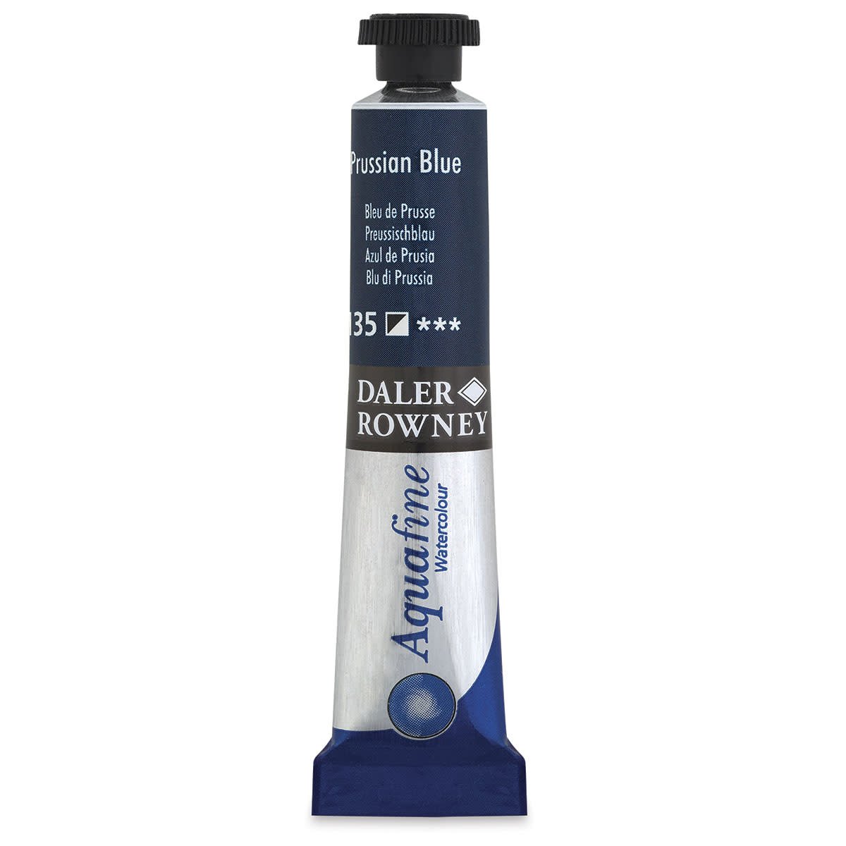 DALER & ROWNEY AQUAFINE WATER COLOUR TUBE 8 ML PRUSSIAN BLUE (131008135)