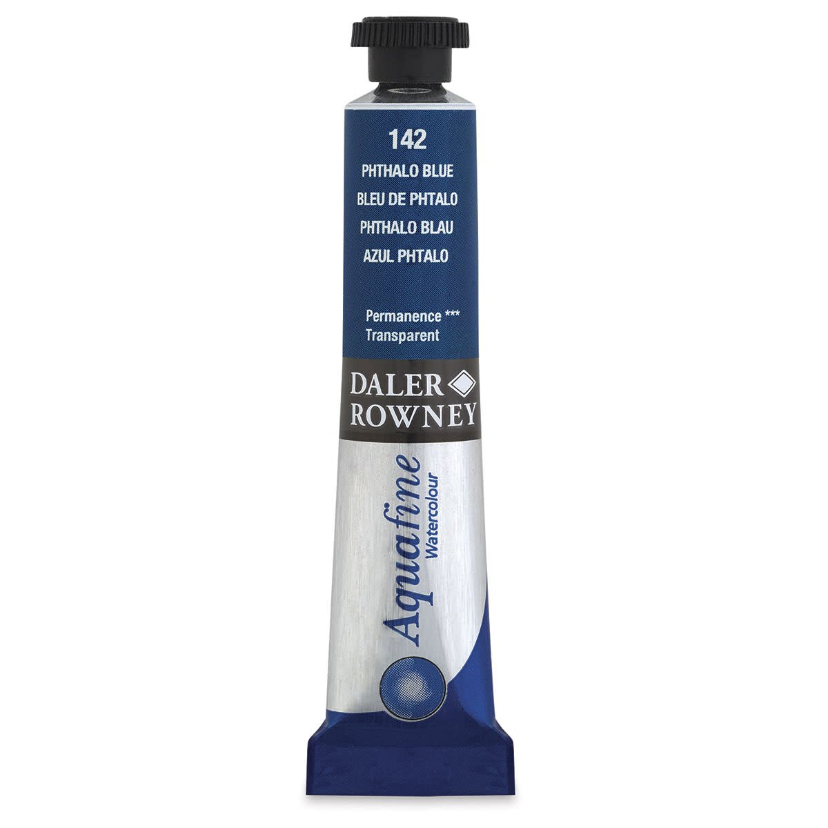 DALER & ROWNEY AQUAFINE WATER COLOUR TUBE 8 ML PHTHALO BLUE (131008142)