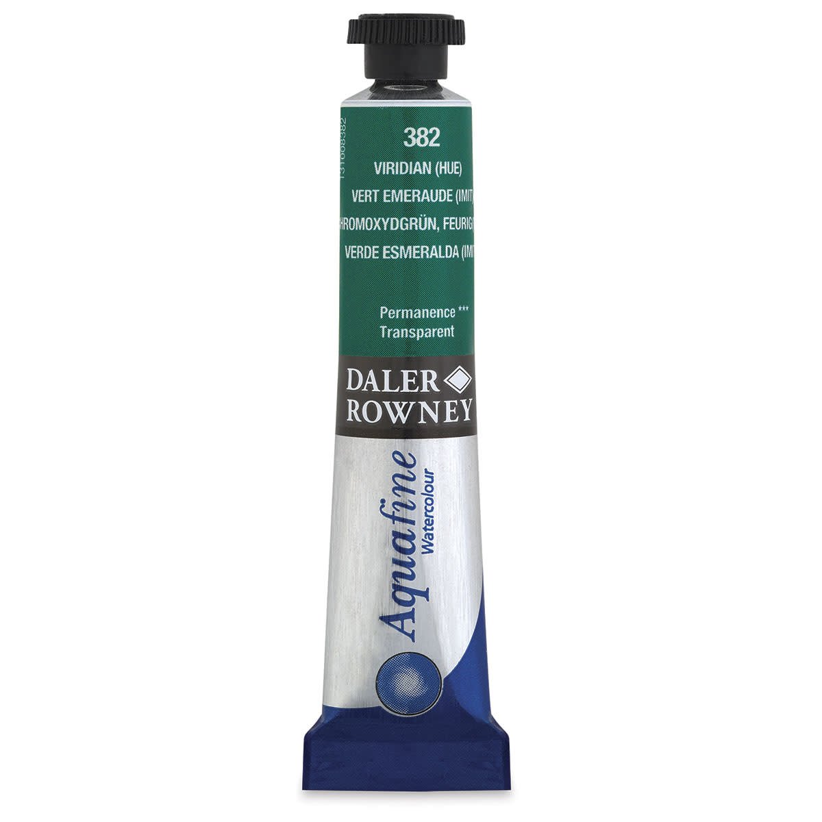 DALER & ROWNEY AQUAFINE WATER COLOUR TUBE 8 ML VIRIDIAN HUE (131008382)