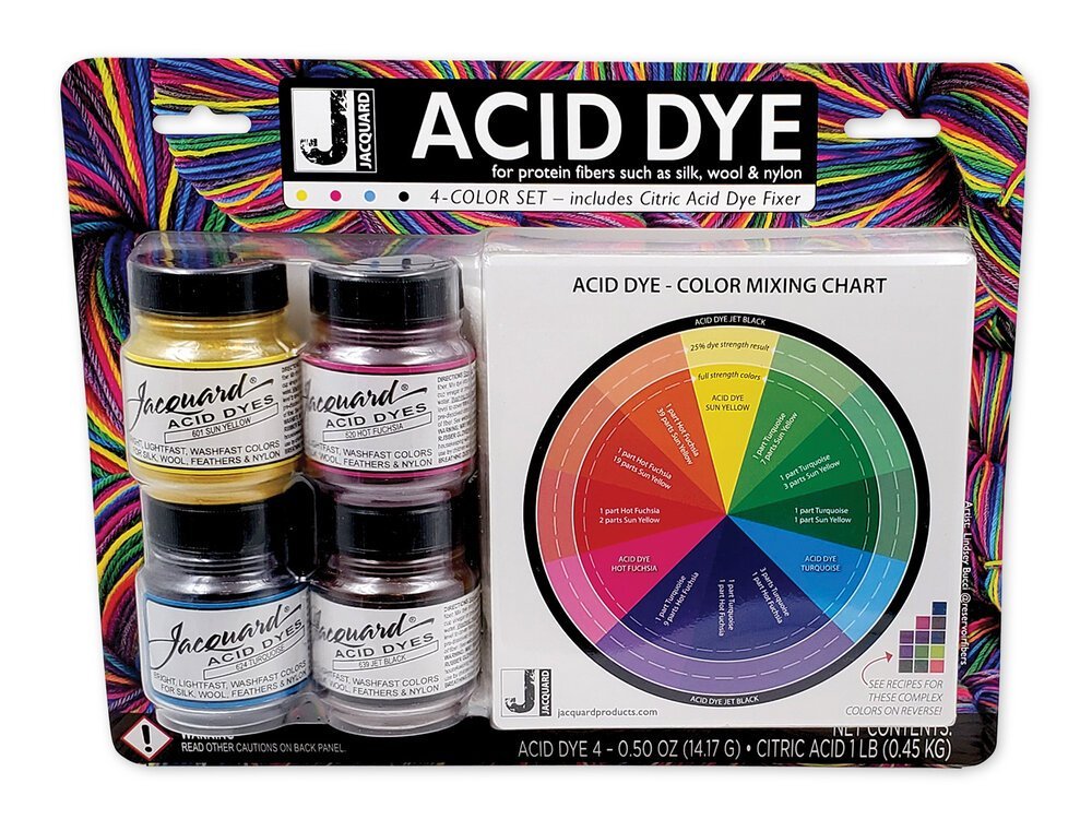 JACQUARD ACID DYE SET OF 4 (JAC600S)