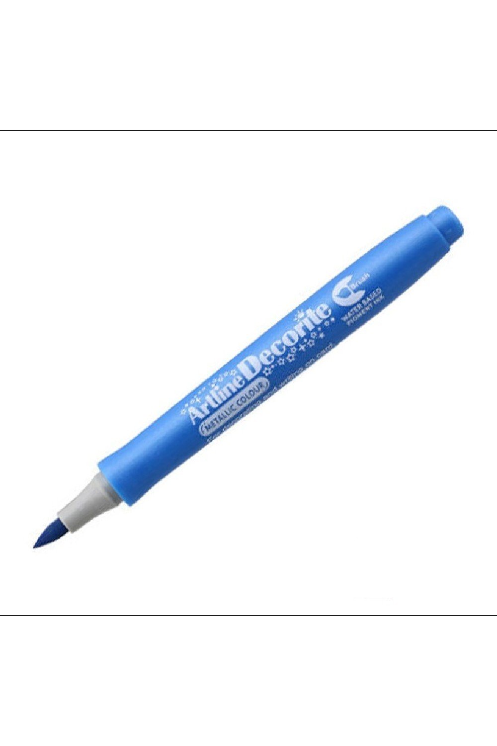 ARTLINE DECORITE BRUSH MARKER METALLIC BLUE