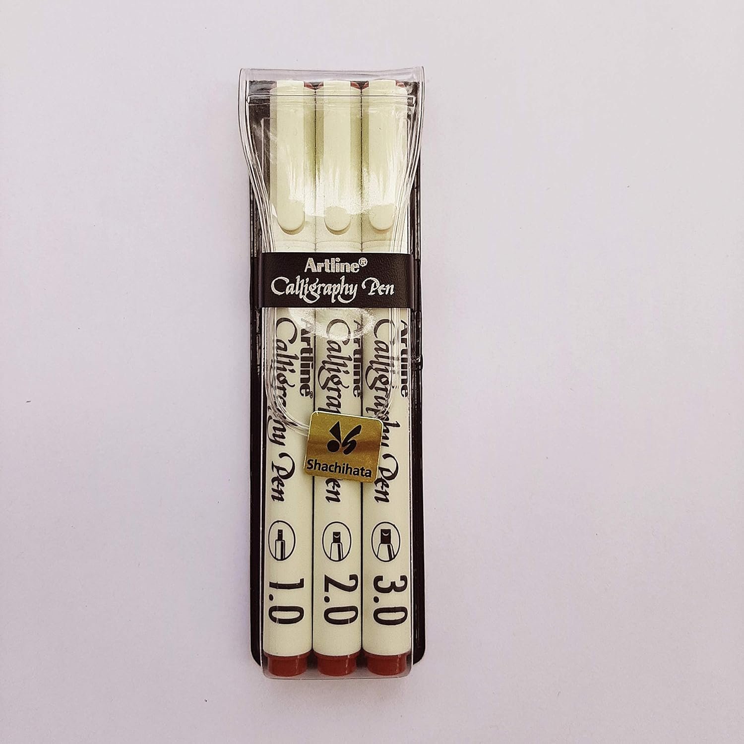 ARTLINE CALLIGRAPHY PEN SEPIA SET OF 3 (EK-240N/3W)