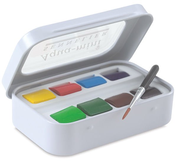 SENNELIER AQUARELLE HALF PAN 1/2 SET OF 8 (NE433569)
