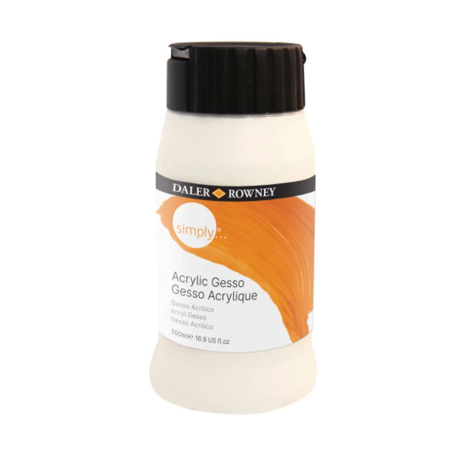 DALER & ROWNEY SIMPLY ACRYLIC GESSO 500 ML 129500012