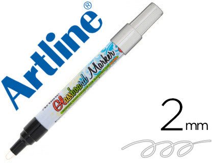 ARTLINE GLASSBOARD MARKER WHITE 2.0 MM (EPG 4 FL WHITE)