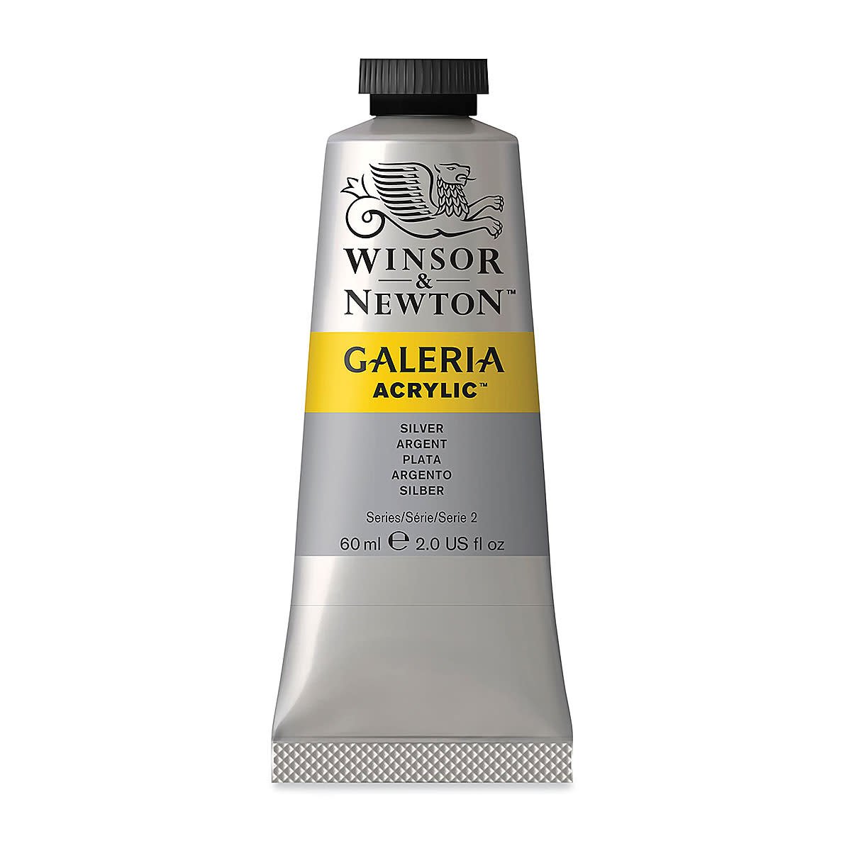 WINSOR & NEWTON GALERIA ACRYLIC COLOUR SR 2 METALLIC SILVER 60 ML (2120617)