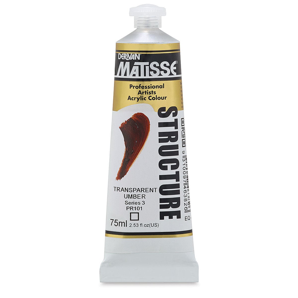 MATISSE STRUCTURE ACRYLIC 75 ML SR3 TRANSPARENT UMBER