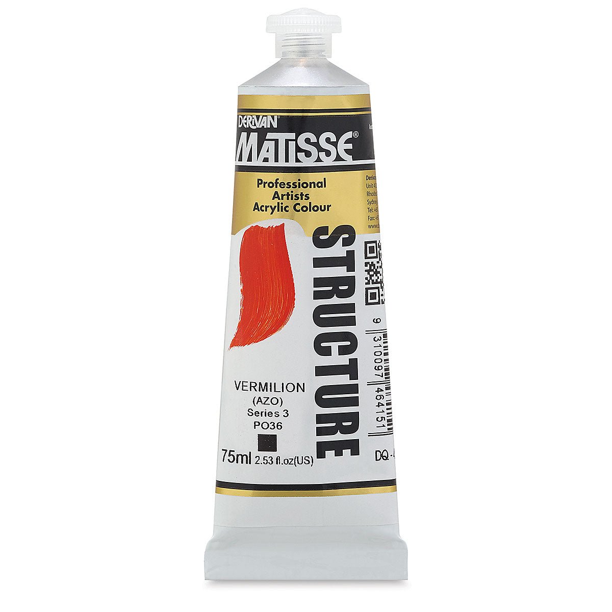 MATISSE STRUCTURE ACRYLIC 75 ML SR3 VERMILION