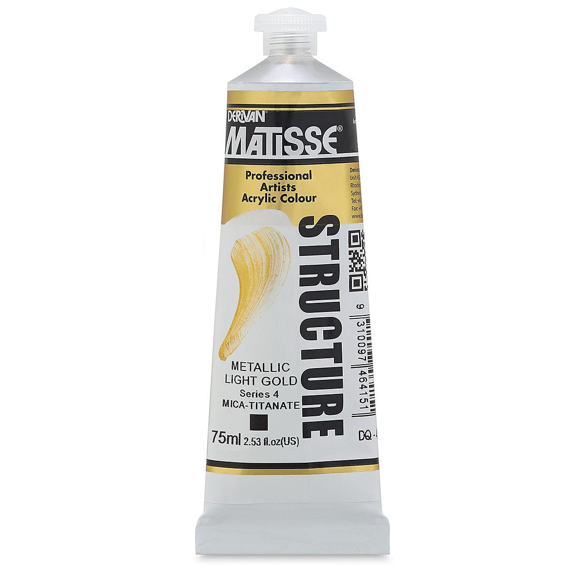 MATISSE STRUCTURE ACRYLIC 75 ML SR4 LIGHT GOLD
