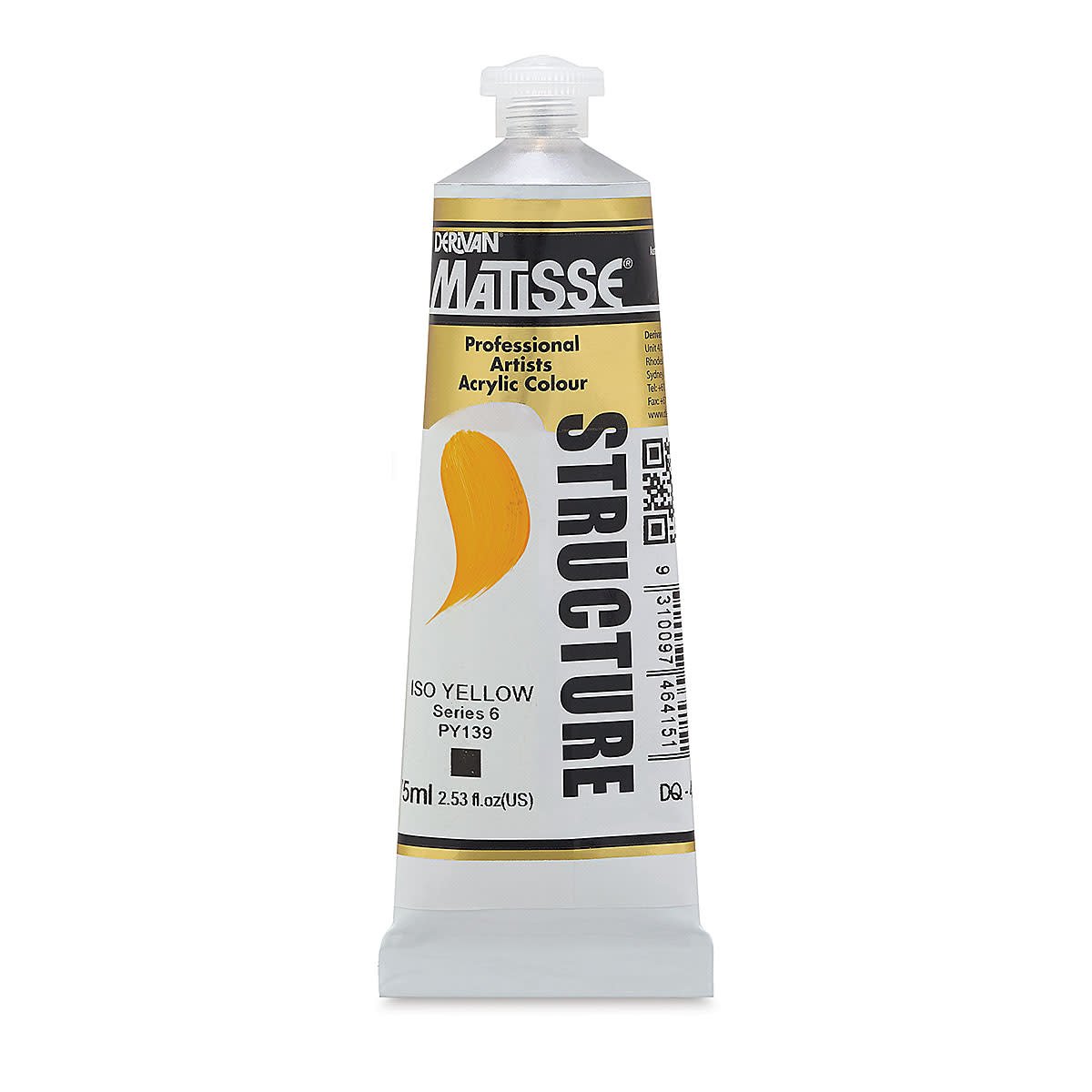 MATISSE STRUCTURE ACRYLIC 75 ML SR6 ISO YELLOW