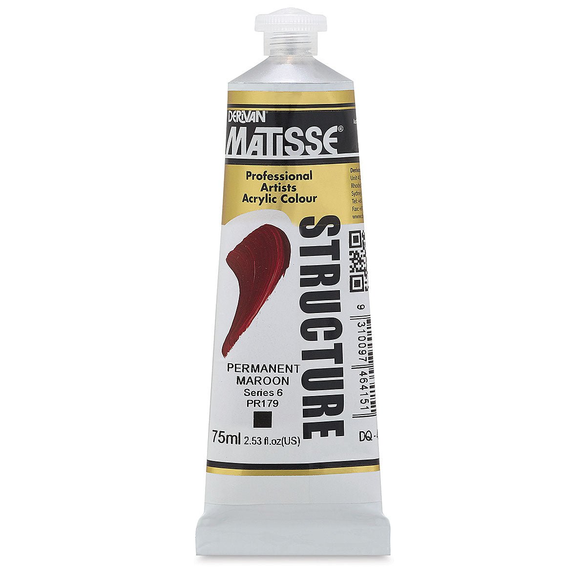 MATISSE STRUCTURE ACRYLIC 75 ML SR6 PERMANENT MAROON