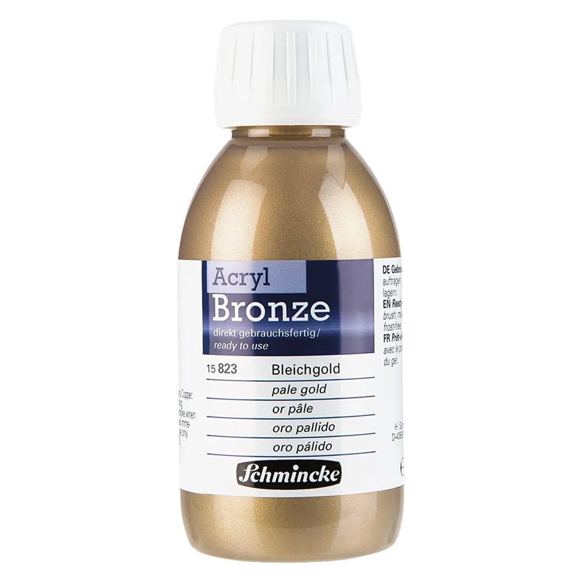 SCHMINCKE ACRYLIC-BRONZE 150 ML PALE GOLD 15823020