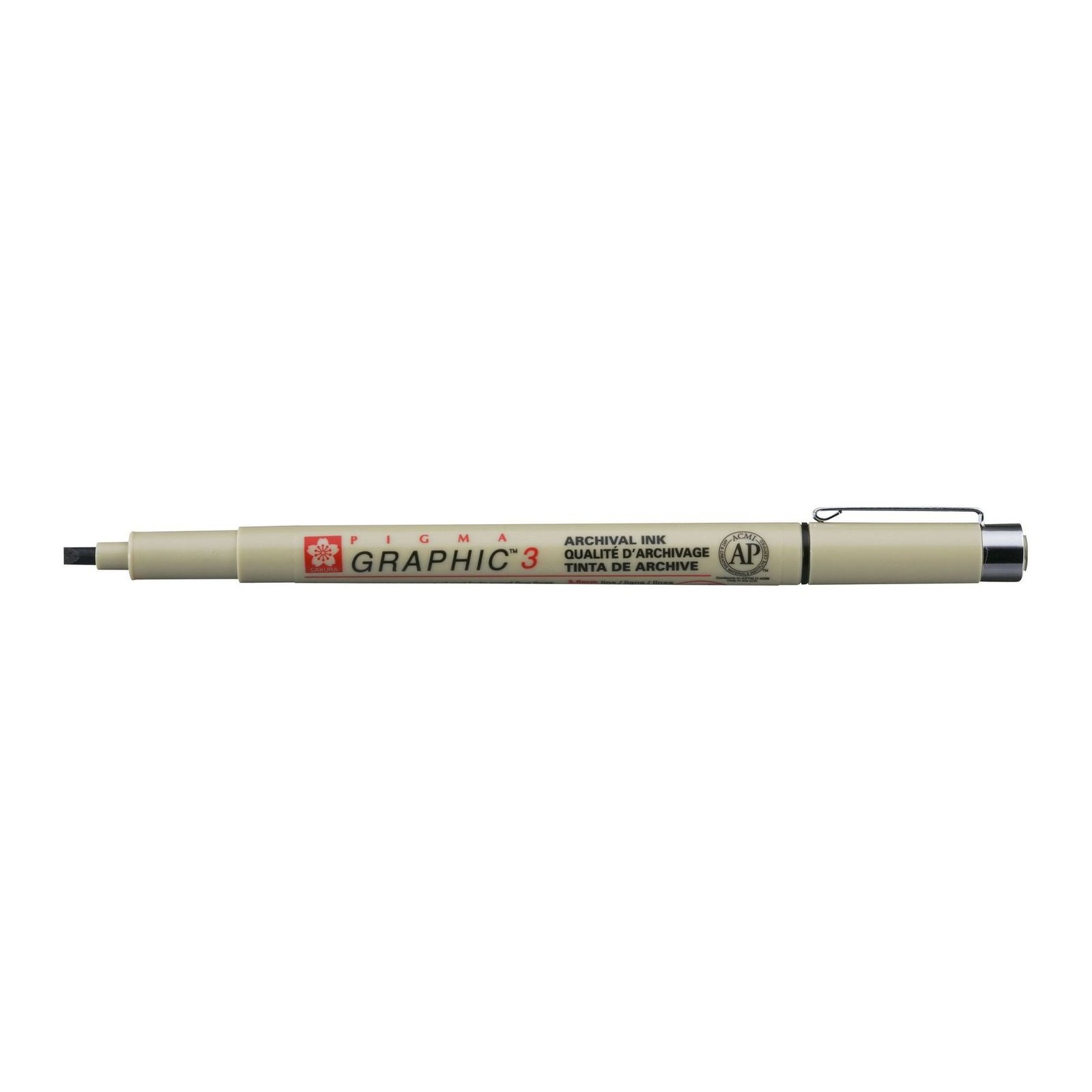 SAKURA PIGMA GRAPHIC BLACK 3MM