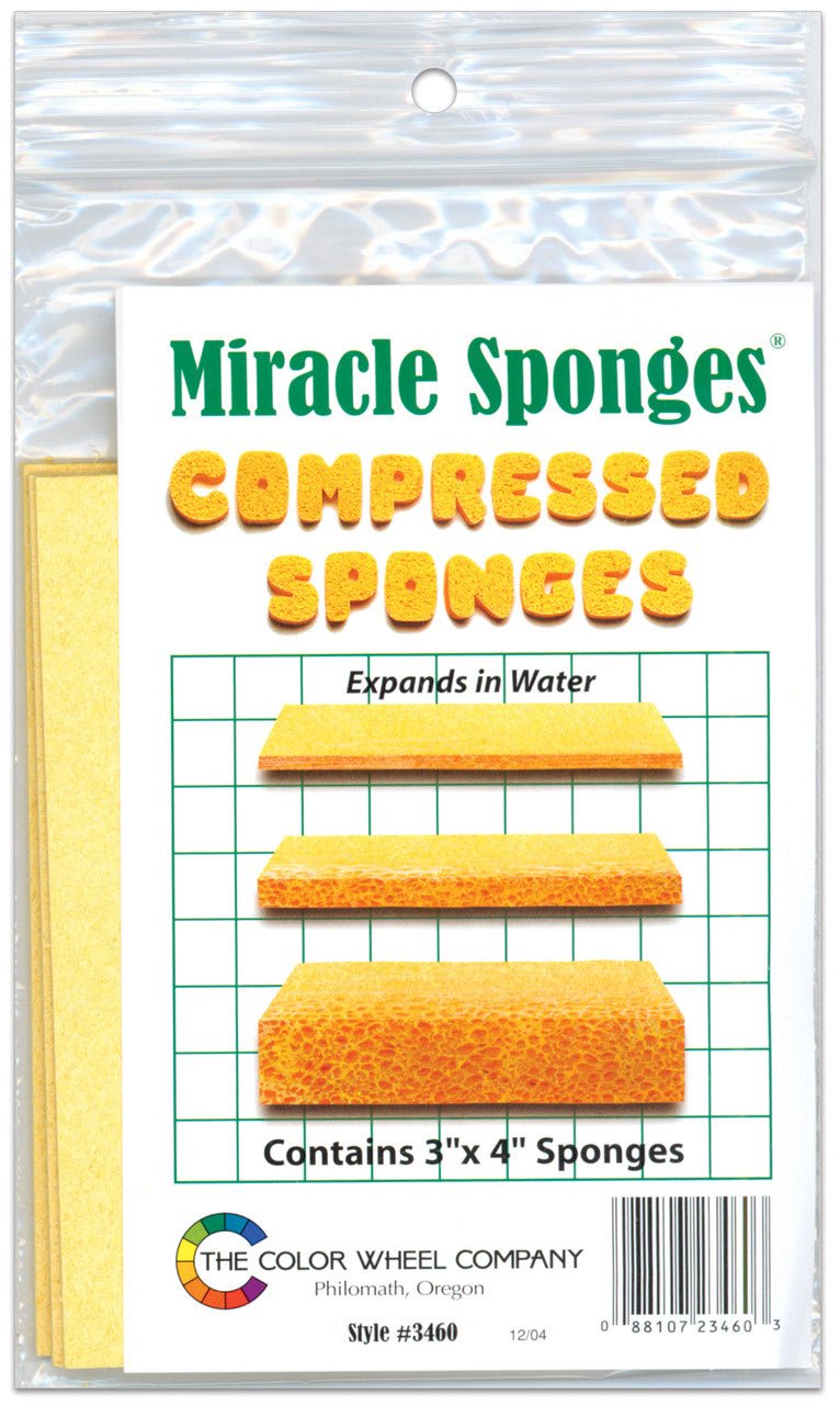 THE COLOR WHEEL MIRACLE SPONGES 3460- 3"X 4" (3460)