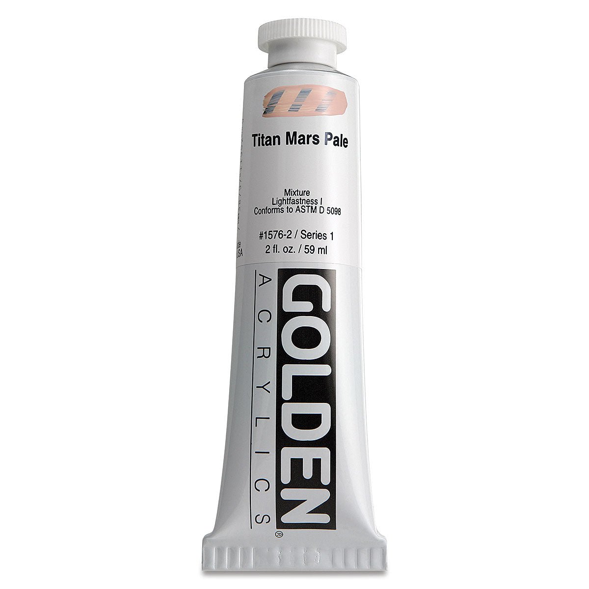 GOLDEN HEAVY BODY ACRYLIC 59 ML SR 1 TITANIUM MARS PALE 1576-2 (0001576-2)