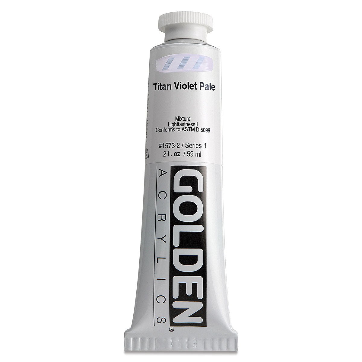 GOLDEN HEAVY BODY ACRYLIC 59 ML SR 1 TITANIUM VOILET PALE 1573-2 (0001573-2)