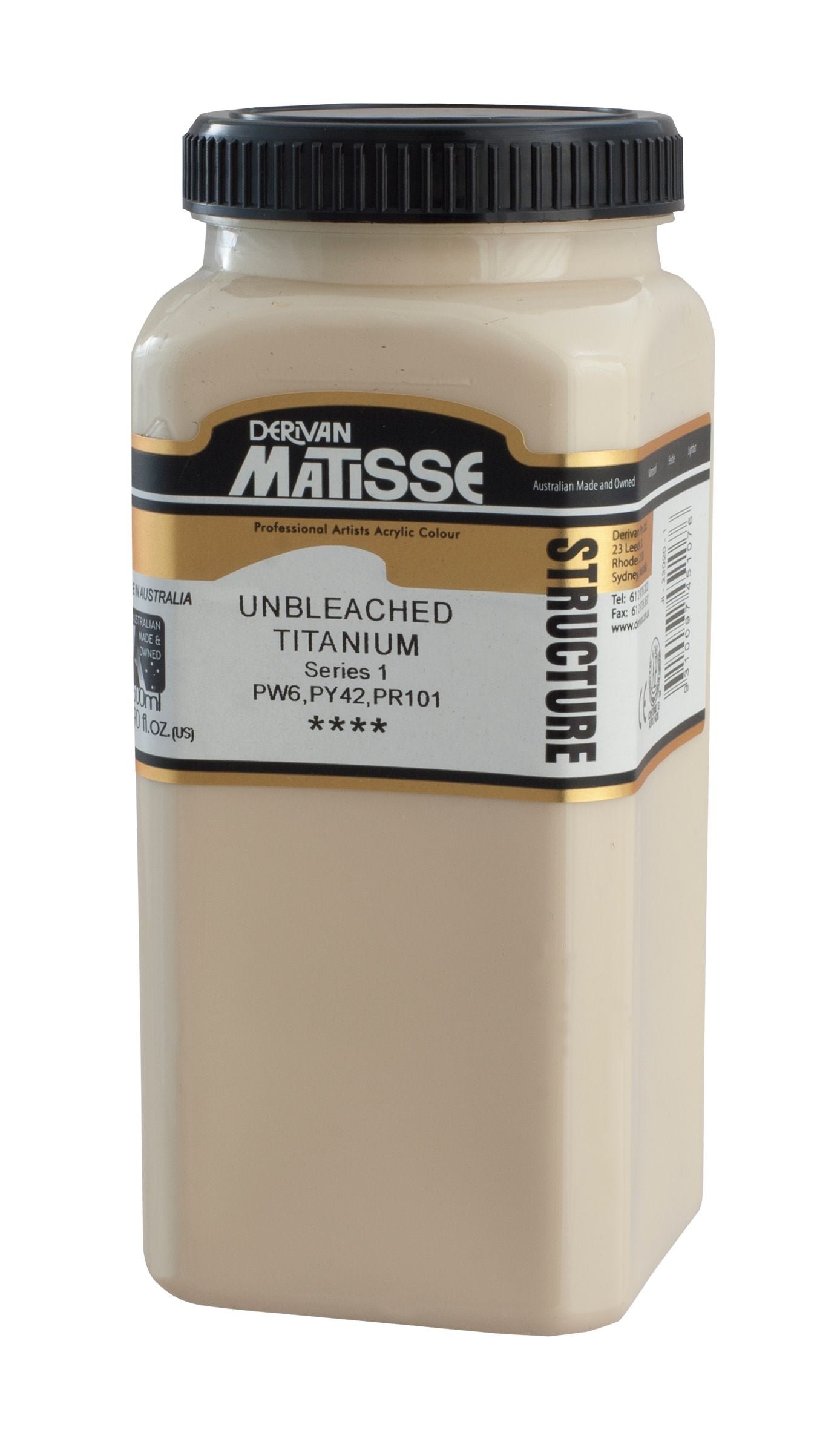 MATISSE STRUCTURE ACRYLIC 500 ML SR 1 UNBLEACHED TITAN. 1M5UT