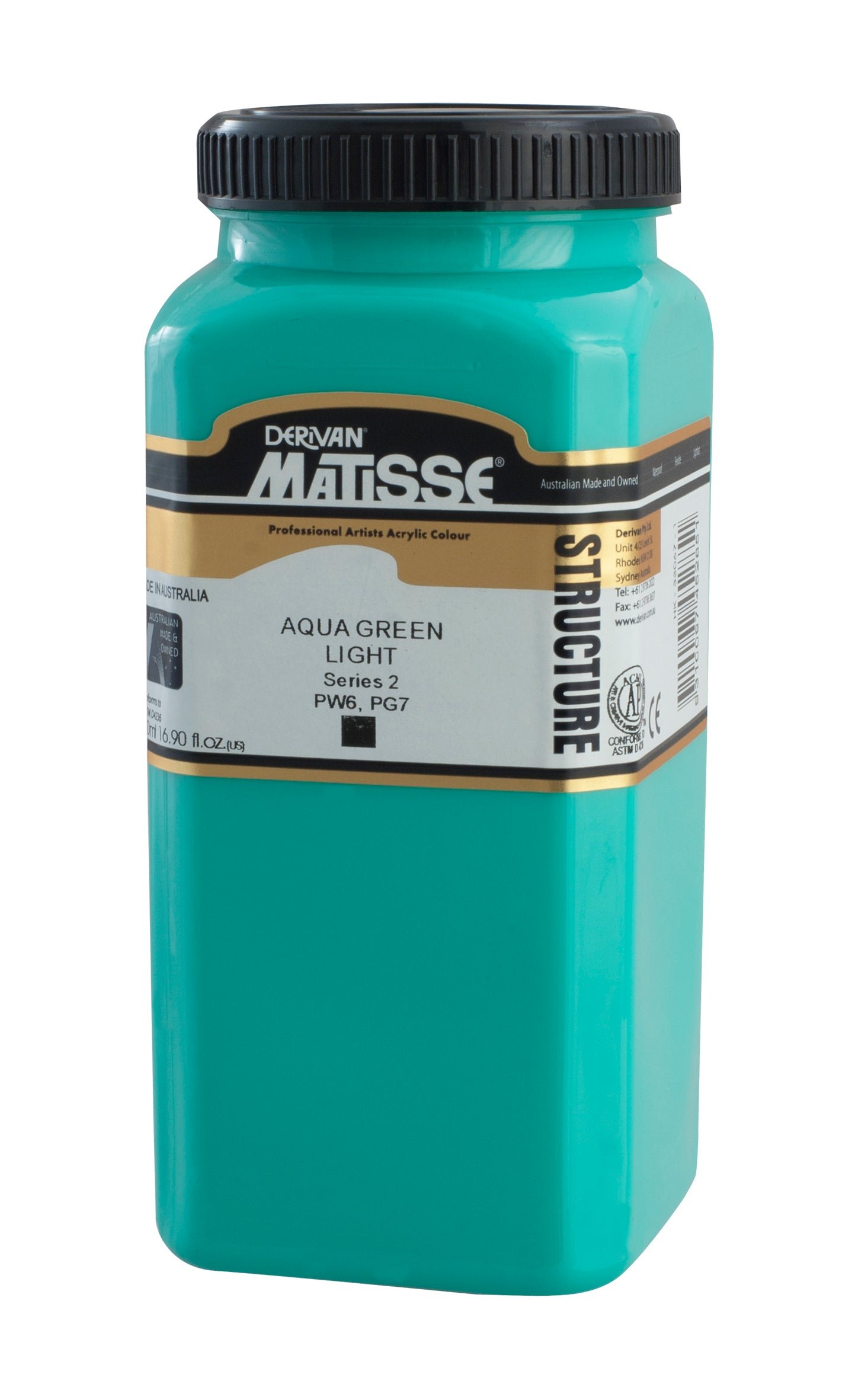 MATISSE STRUCTURE ACRYLIC 500 ML SR 2 AQUA GREEN LIGHT 1M5AGL