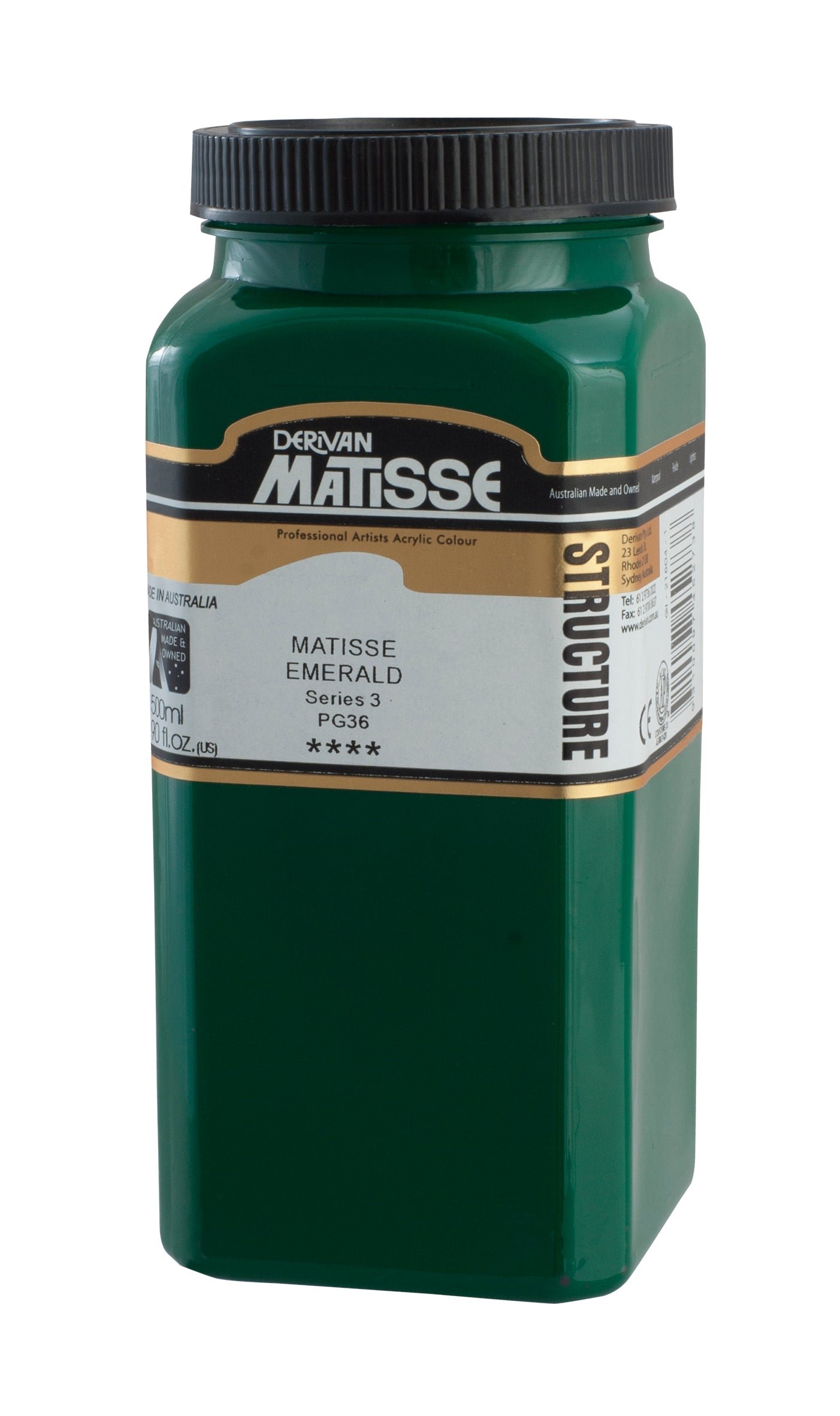 MATISSE STRUCTURE ACRYLIC 500 ML SR 3 MATISSE EMERALD 1M5ME